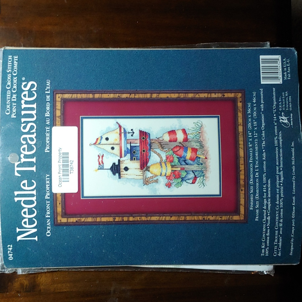 Needle Treasures Ocean Front Property Cross Stitch Kit